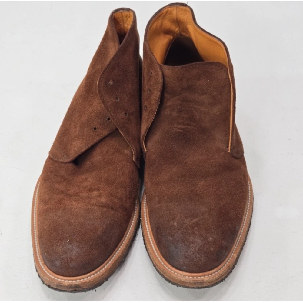 Crosby Square Brown Suede Boots Size 44 EU/ 11 US Mens NO LACES